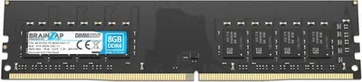 Obrázek produktu pro BRAINZAP 8GB DDR4 2666MHz PC4-2666V-UA1-11 DIMM, 1Rx8, 1.2V, nebufferovaná, bez ECC, RAM modul pro stolní počítač