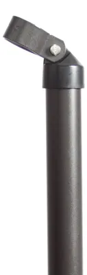 Zdjęcie produktu dla Alberts 623074 Klamra | ocynkowana, powlekana antracytowo-metalicznym tworzywem sztucznym | długość 1750 mm | klamra-Ø 34 mm | zacisk-Ø 34 mm