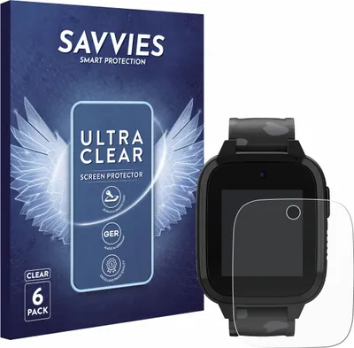 Produktbild von 6x Für Xplora XGO3 (2. Gen.) Schutzfolie Savvies Displayschutz Display Schutz Folie Klar Transparent