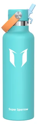 Produktbild von Sparrow Trinkflasche Edelstahl 750ml FlipFlow Thermosflasche mit Strohhalm