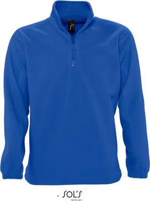 Produktbild von SOLs 56000 | Half-Zip Fleece Ness - Farbe: Royal Blue - Größe: 3XL