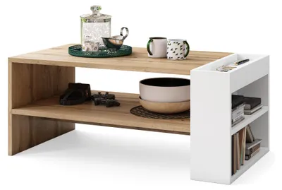 Produktbild von Design Couchtisch Nefri Tisch Wohnzimmertisch mit Ablagefläche