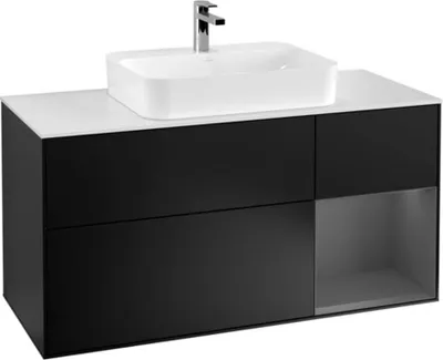 Produktbild von Villeroy & Boch V&B Waschtischunterschrank FINION 1200x603x501 Abdpl wh Reg anth ma/bl ma