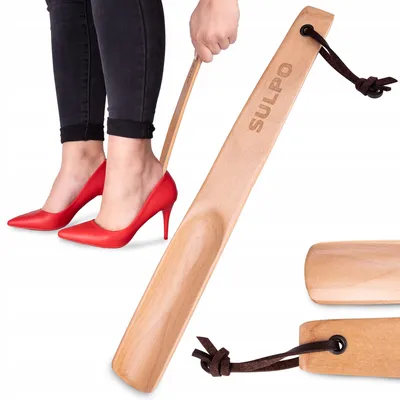 Produktbild von Sulpo Holz Schuhlöffel lang 26 cm