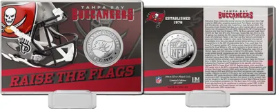 Zdjęcie produktu dla Srebrna moneta z historią drużyny NFL - Tampa Bay Buccaneers
