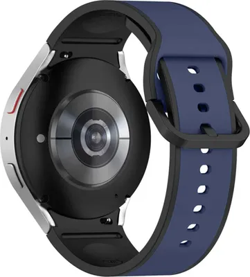 Produktbild von Original Samsung Two-tone Sport Band Galaxy Watch 4 / 5 / 6 / 7, Navy, S/M