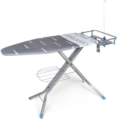 Produktbild von BRILANZ PROFESSIONAL Bügeltisch 130 × 48 cm silber