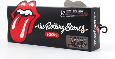 Produktbild von The Rollings Stones Logo Socken Fanartikel Strümpfe in 40-46 (5 Paar)