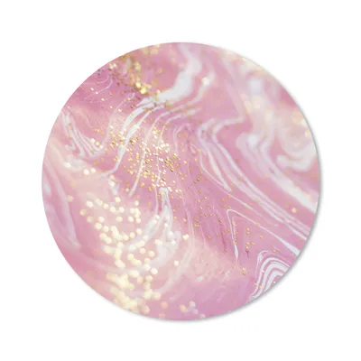 Produktbild von MuchoWow® Mauspad Mousepad Marmor - Luxus - Glitzer - Rosa 20x20 cm - Mousepads - Maus Mat - Pad - Mausunterlage - Schreibtischmatte