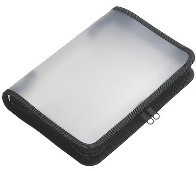 Produktbild von FolderSys 40454-30 Reißverschlussbeutel A5 schwarz