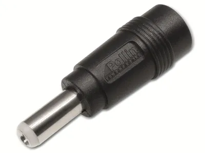 Produktbild von Hohlsteckeradapter, 5,5/2,1 Hohlkupplung auf 5,5/2,5 Hohlstecker