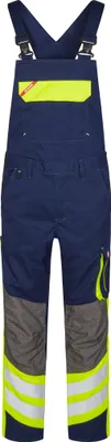Produktbild von F. Engel Cargo Latzhose, Blue Ink/Gelb, Gr. 28