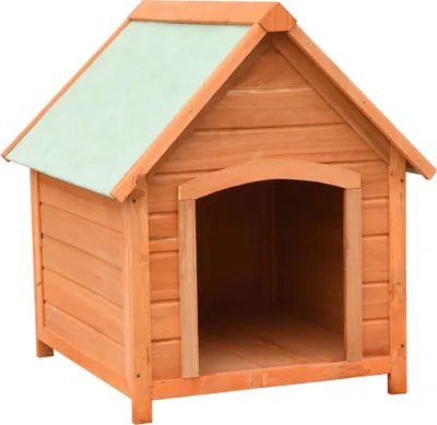 Image de vidaXL Niche pour chien en pin & sapin massif 72x85x82 cm