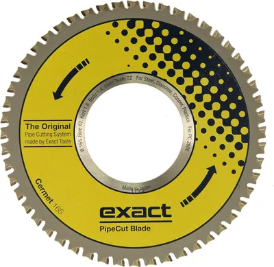 Produktbild von CERMET-Hartmetallsäge zum Schneiden von Edelstahl Exact 165 mm