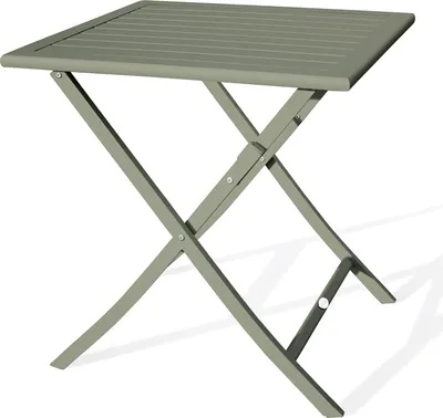 Produktbild von Grüner quadratischer klappbarer Gartentisch für 2 Personen