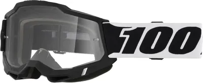 Productafbeelding van 100% Accuri 2 heldere motorcrossbril, zwart/wit