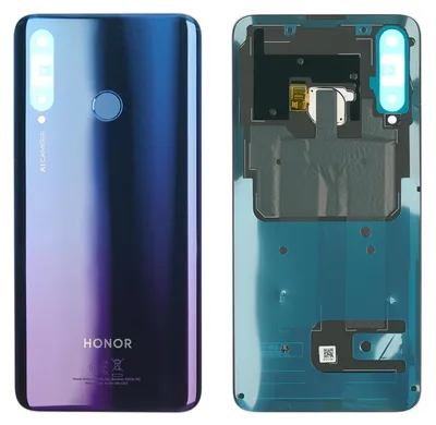 Produktbild von Honor 20 lite Backcover + Kameraglas + Kleber (Blue), Blau