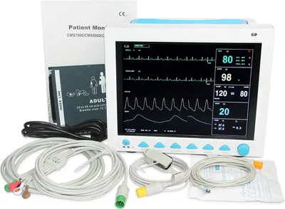 Produktbild von CMS8000 Patientenmonitor mit Drucker Vitalzeichenmonitor Patient Monitor 6 Parameter