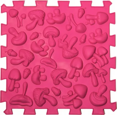 Zdjęcie produktu dla Mata sensoryczna ortopedyczna puzzle 1 El Grzyby