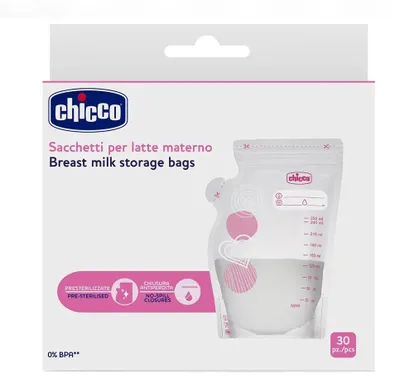 Obrázok produktu pre Vrecká na uskladnenie mlieka CHICCO_Breast Milk 30ks,
