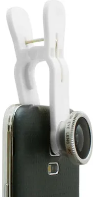 Produktbild von System-S Clip-on-Klammer Fischauge Fisheye Linse Weitwinkel und Makro Objektiv Set für Smartphone Handy Tablet PC