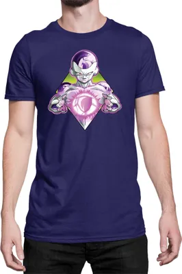 Produktbild von Herren T-Shirt Dragon Anime Manga Ball Z Frieza 04, Man L / Dunkelblau
