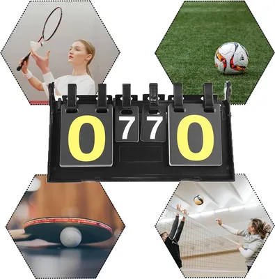Productafbeelding van Veelzijdig, draagbaar display met 4 cijfers, geschikt voor sportwedstrijden en -evenementen