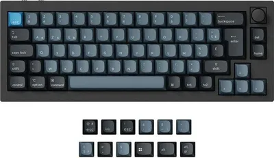 Image de Clavier mécanique gamer Keychron Q2 Pro, Switch mécanique Red, ANSI, Rétroéclairage RGB, QMK/VIA