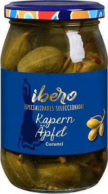 Produktbild von Ibero Kapern Äpfel Cucunci 180 G Glas Vegan Glutenfrei  Kräftig würzig