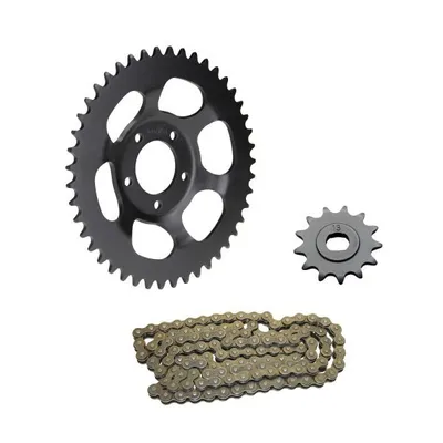 Immagine prodotto di Set di catene 3 pezzi nero 13/45 denti per Hercules Prima GT GX