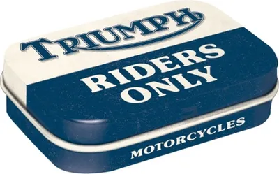 Produktbild von Nostalgic-Art - Pillendose - Triumph - Triumph Riders Only