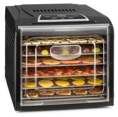 Obrázek produktu pro Klarstein, sušička potravin, 500 W, 6 úrovní, 24h časovač, černá