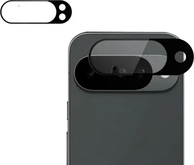 Immagine prodotto di protezione della fotocamera in vetro imoshion confezione da 2 pezzi per Google Pixel 9 Pro - Nero