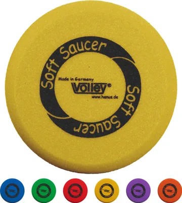 Produktbild von VOLLEY Schaumstoff Frisbee Wurfscheibe ELE'Soft Saucer unbeschichtet, 25 cm