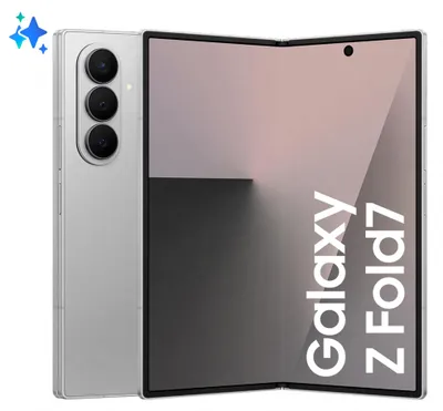 Produktbild von Samsung Galaxy Z Fold7, 20,3 cm (8"), 12 GB, 512 GB, 200 MP, Android 16.0, Silber