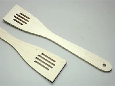 Obrázek produktu pro Dřevěná špachtle s drážkou, cca 30 cm x 5,5 cm