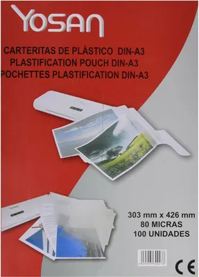 Productafbeelding van Yosan lamineren: 2x80 micron, glanzend, A3 - doos met 100 stuks