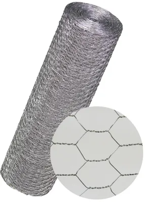 Produktbild von Kaninchendraht / Sechseckgeflecht / Maschenweite 13mm / Höhe 300mm / Länge 25m / verzinkt / € 0,48 pro Meter