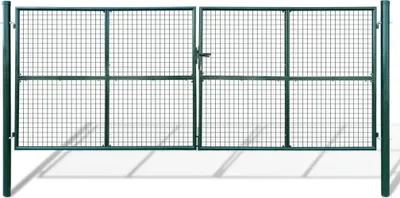 Immagine prodotto di Cancello da giardino Cancello per recinzione Recinto a traliccio Cancello 415 x 200 cm / 400 x 150 cm