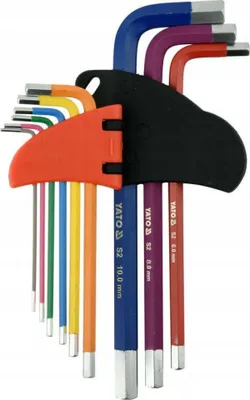 Produktbild von YATO 9-tlg Winkelschraubendrehersatz Sechskant YT-05631