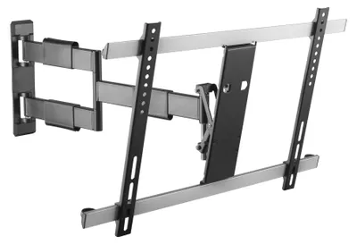 Immagine prodotto di Supporto a parete per monitor TV 32-60" completamente regolabile, estensibile, girevole, inclinabile, ruotabile, ultrapiatto, SLIMLINE-A-466-B