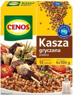 Image de Halina Kasza Gryczana Prażona (bouillie de sarrasin grillée) en 4 sachets de 400 g