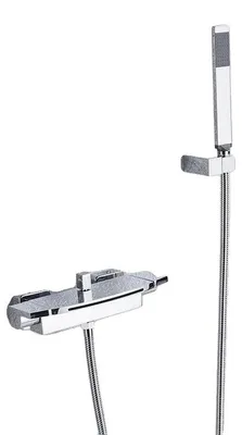 Produktbild von Badezimmerarmatur, Wasserfallauslauf, Wandmontage, Chrom