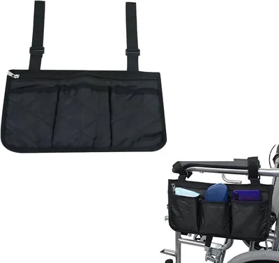 Produktbild von Rollstuhl Tasche, Sicherheitslagerung, Leichtgewicht, Wasserdicht, Für Rollstühle, Scooter, Rollatoren