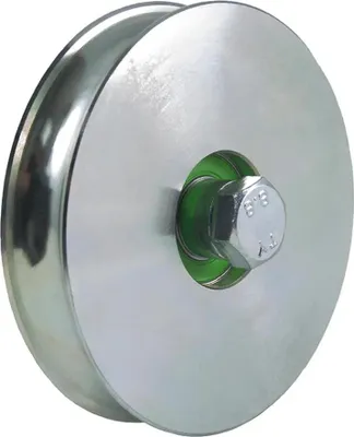 Produktbild von 120-mm-Scheibe mit runder Nut (20,5 mm) und 1 Kugellager