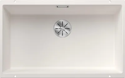 Immagine prodotto di BLANCO SUBLINE 700-U, SILGRANIT® PuraDur®, bianco, lavello sottopiano senza comando a distanza dello scarico