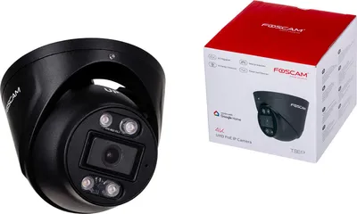 Zdjęcie produktu dla Kamera IP Foscam FOSCAM T8EP 8 MP POE, czarna