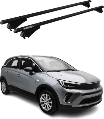 Immagine prodotto di Barre portatutto trasversali Tiger per Opel Crossland 2020-2024, nero