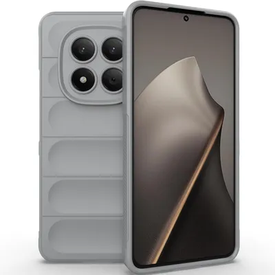 Produktbild von Handyhülle für Xiaomi Redmi Note 15 Pro 4G Weich TPU Silikon Stossfest Anti-rutsch Hülle Grau