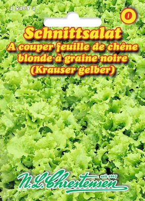 Produktbild von Schnittsalat Bionda a foglia die querica | Salatsamen von N.L. Chrestensen